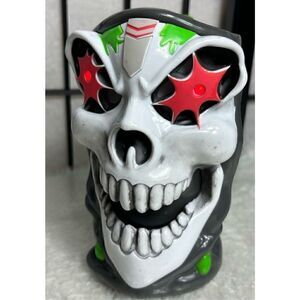 Monster Jam Grave Digger Truck Plastic Light Up Mug Stein Grim Reaper